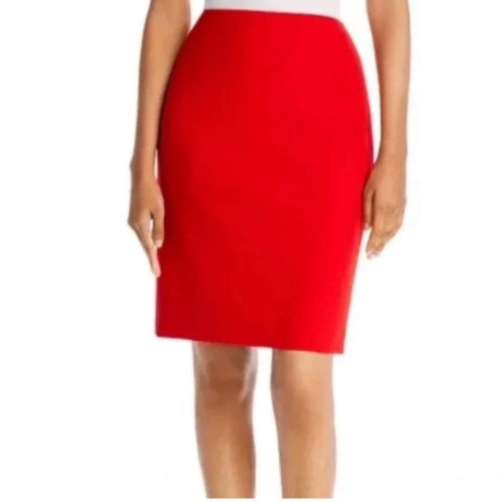 Vintage Y2K Pencil Skirt By Sandra Angelozzi Made in Canada office core royal